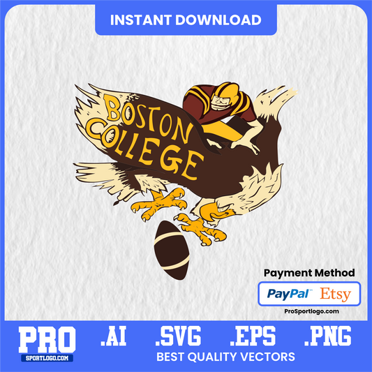 Boston College Emblem, High-Resolution Digital Design, PDF, AI, PNG