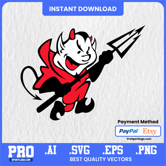 Dickinson Red Devils Printable Art