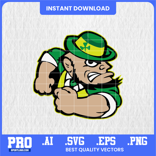 Notre Dame Leprechaun Clipart | Printable Digital Files for DIY Projects