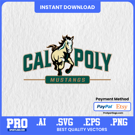 Musty the Mustang Mascot Art, Editable Graphic, PDF, AI, PNG