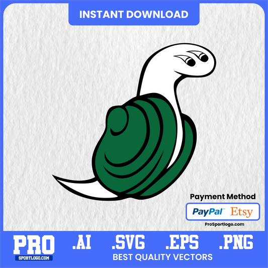 Evergreen State Geoducks Sublimation Design – Digital Mascot Graphic for Apparel & Merch