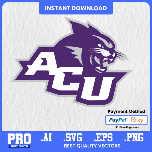 Abilene Christian Wildcats, SVG Bundle, PNG AI EPS Vector, Cricut Silhouette Files