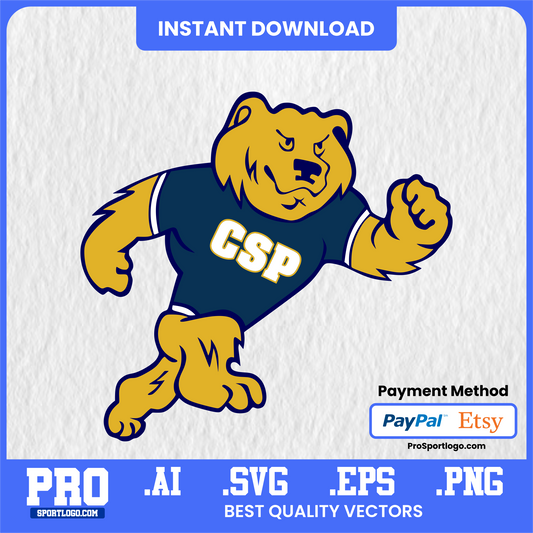 Concordia Golden Bears PNG Sticker Pack – Transparent Digital Stickers