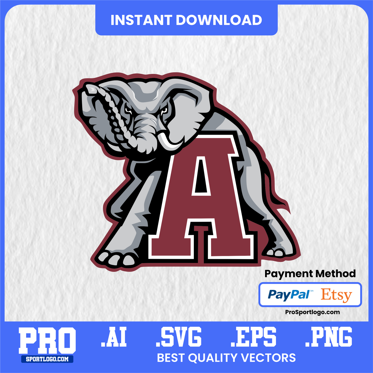 Alabama Crimson Tide Sports Poster, High-Resolution, PDF, AI, PNG
