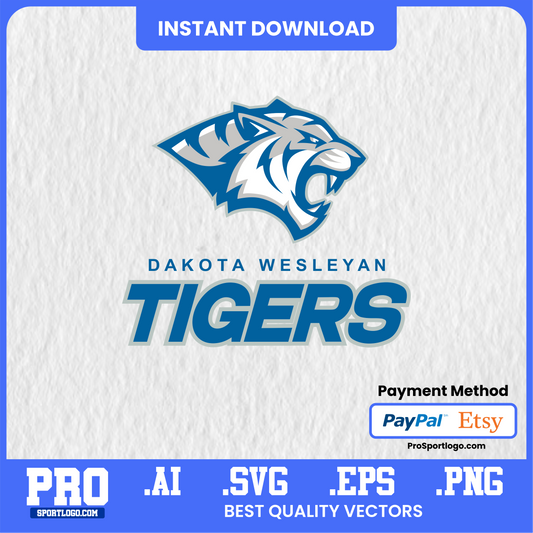 Dakota Wesleyan Tigers SVG Bundle - Digital Cut Files for Cricut & Silhouette