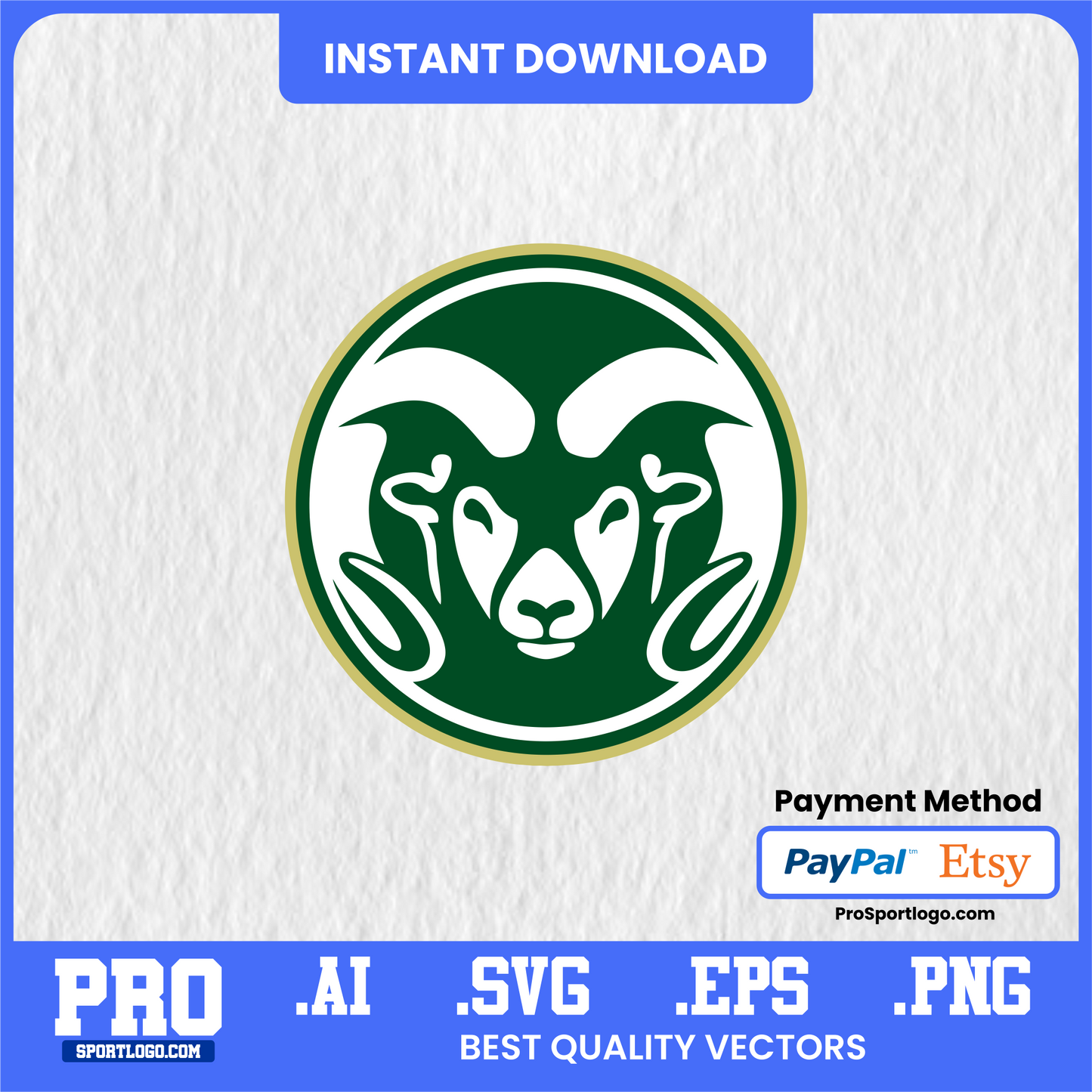 Colorado State Rams PNG Sticker Pack – Transparent Fan Art for Digital Use