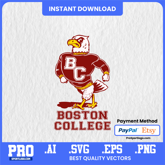Baldwin the Eagle Mascot Art, Editable Graphic, PDF, AI, PNG