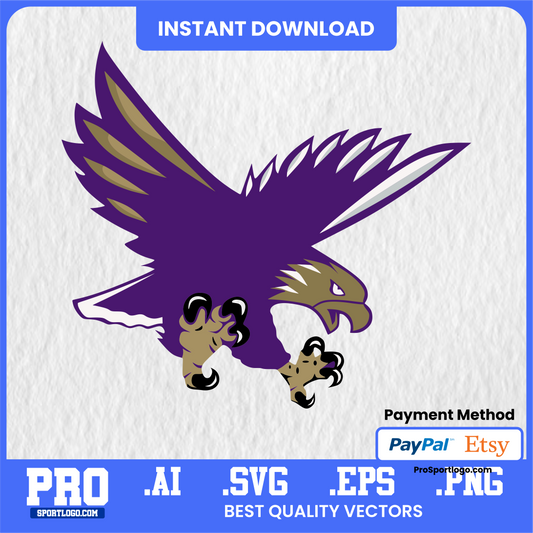 Avila University Eagles Emblem, Digital Download, PDF, AI, PNG
