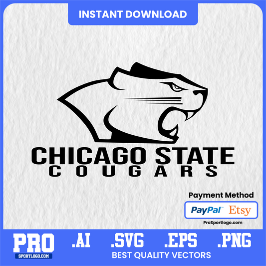 Chicago State Cougars Sticker Pack – Digital Planner & Device Stickers