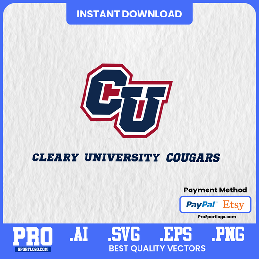 Cleary Cougars SVG & PNG Logo Bundle – Cricut & Sublimation Ready