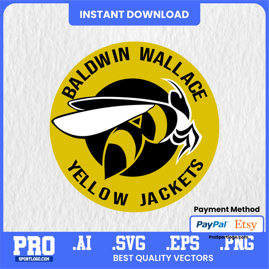 Yellow Jackets Sports Poster, High-Resolution, PDF, AI, PNG