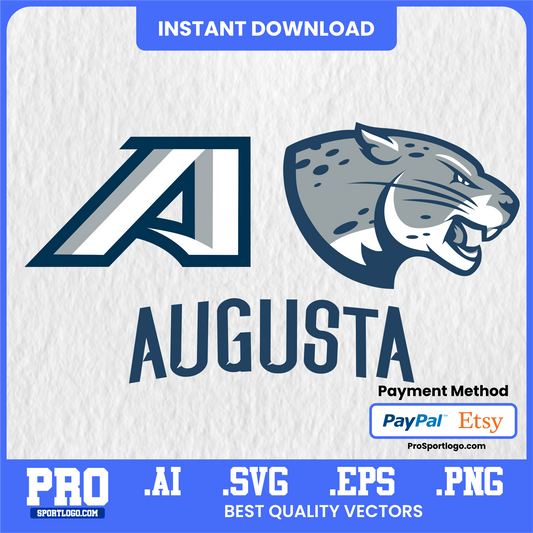 Augusta University Jaguars Sports Poster, High-Resolution, PDF, AI, PNG