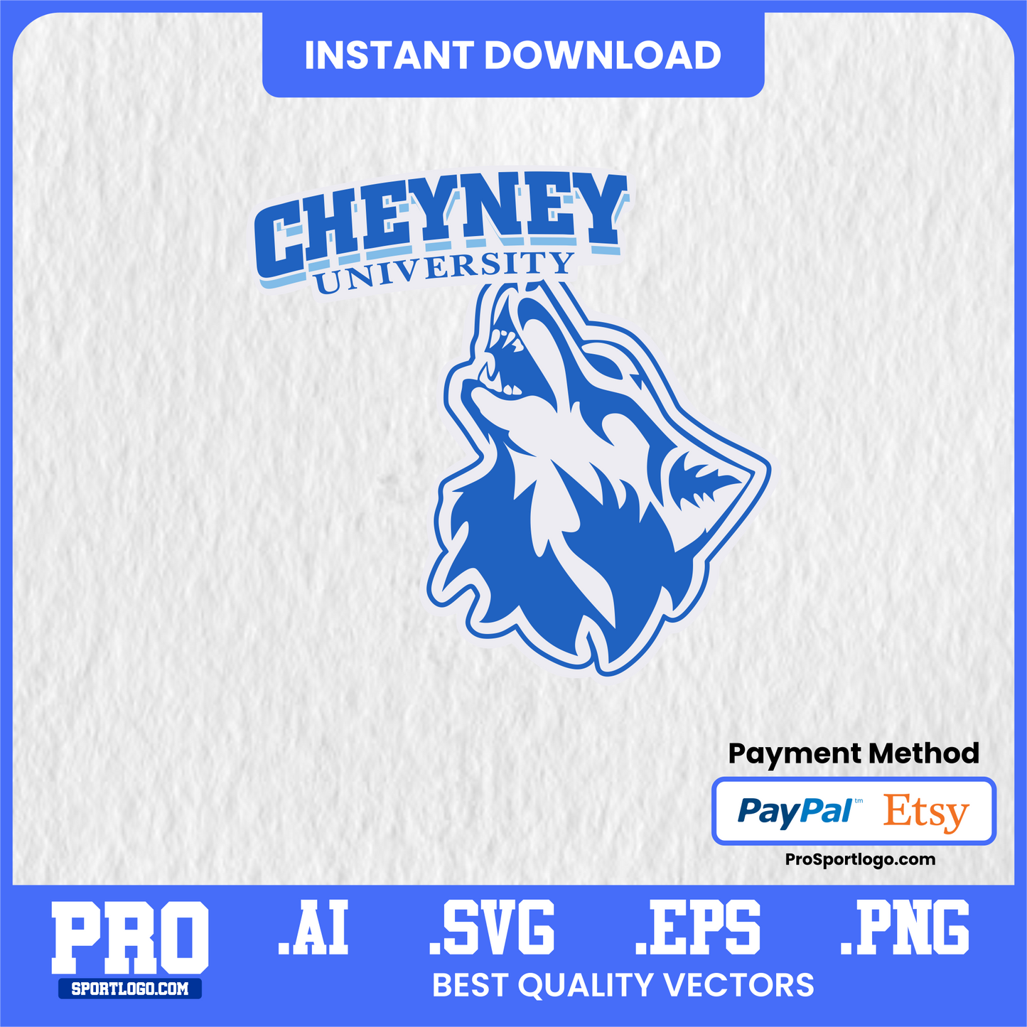 Cheyney Wolves Digital Sticker Pack – PNG Transparent Files for Planners & Devices