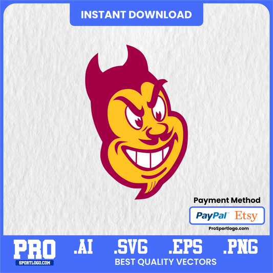 Arizona State Sun Devils Sports Poster, High-Resolution, PDF, AI, PNG