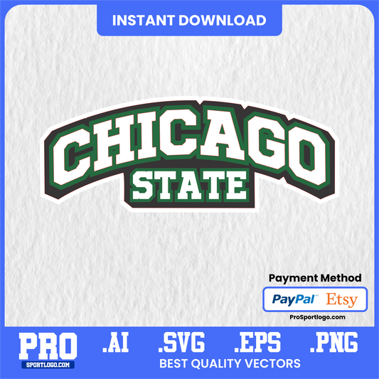 Chicago State Cougars Vector Art – Editable AI & EPS Files for Designers