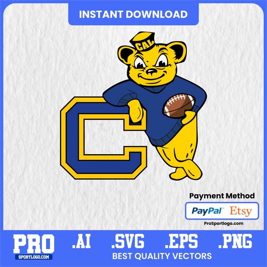 Concordia Golden Bears Vector Files – AI & SVG for Merch and Branding