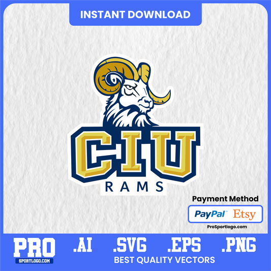 Columbia International Rams Vector Files – AI & EPS for Merch and Branding