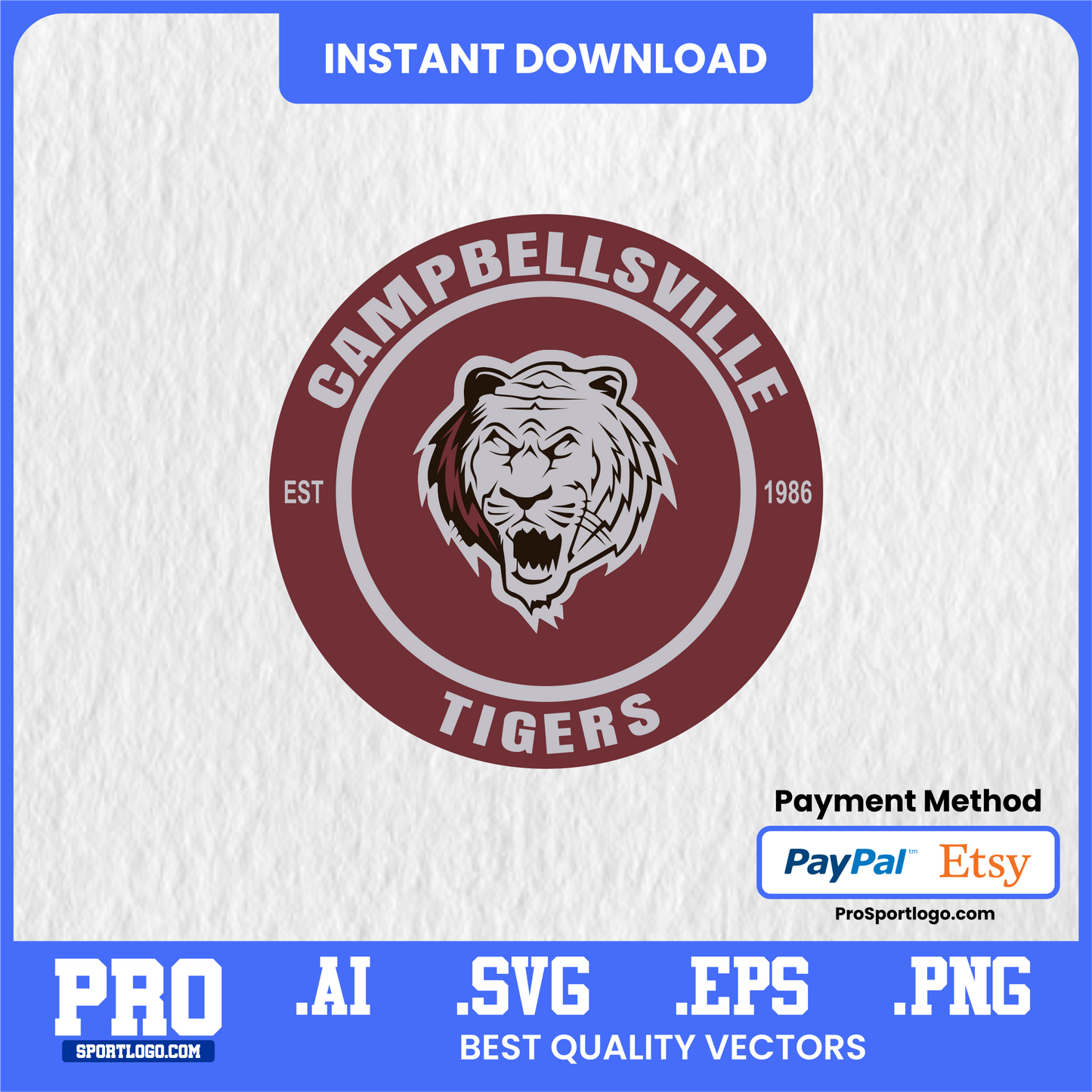 Tiger Basketball Mascot SVG – Ideal for Cricut Crafts