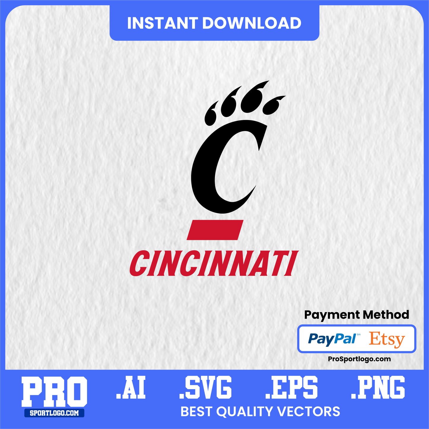 Cincinnati Bearcats Editable Vector Art – AI & SVG College Mascot Files