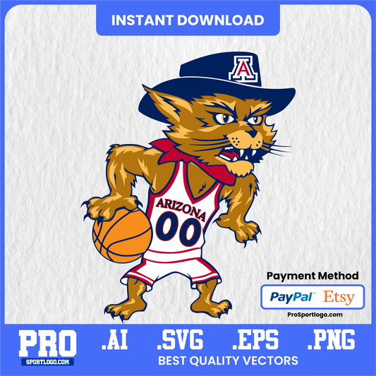 Arizona Wildcats Game Day Banner, Editable Vector, PDF, AI, PNG