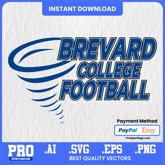 Tornados Football Poster, Brevard Memorial Stadium Theme, Digital Download, PDF, AI, PNG