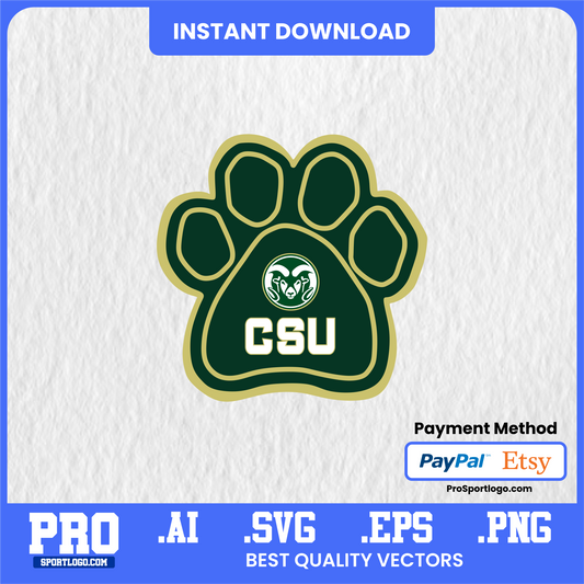 Colorado State Rams Vector Logo Files – AI & SVG for Branding and Merch