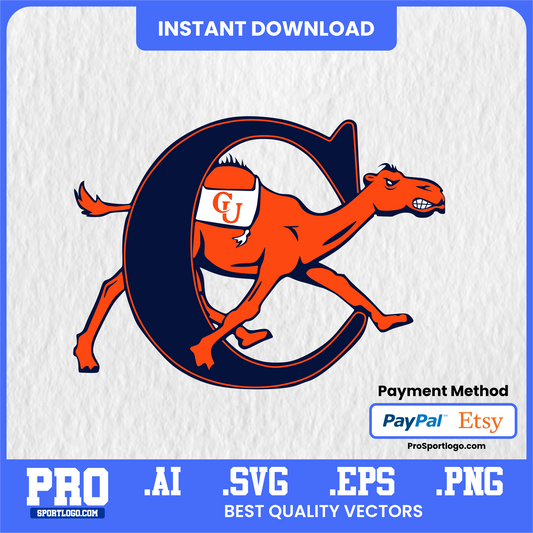 Fighting Camels Football Poster, Barker‑Lane Stadium Theme, Digital Download, PDF, AI, PNG