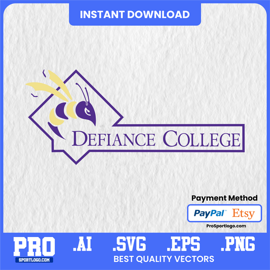 Get the Deflance Yellow Jackets Artwork – High-Quality Mascot Files (SVG, PNG, More)
