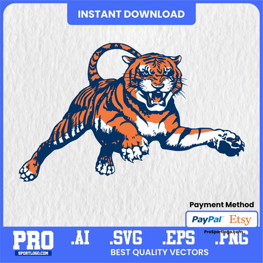 Auburn Tigers Spirit Flyer, College Sports Design, PDF, AI, PNG