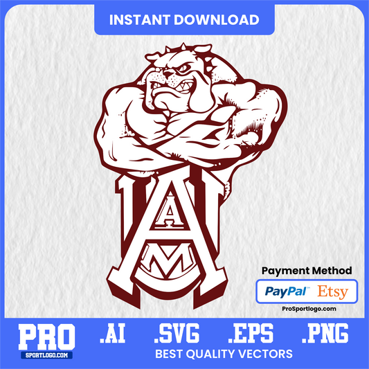 Alabama A&M Bulldogs Spirit Flyer, College Sports Design, PDF, AI, PNG
