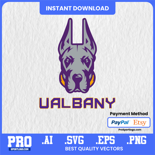 Albany Great Danes Spirit Flyer, College Sports Design, PDF, AI, PNG