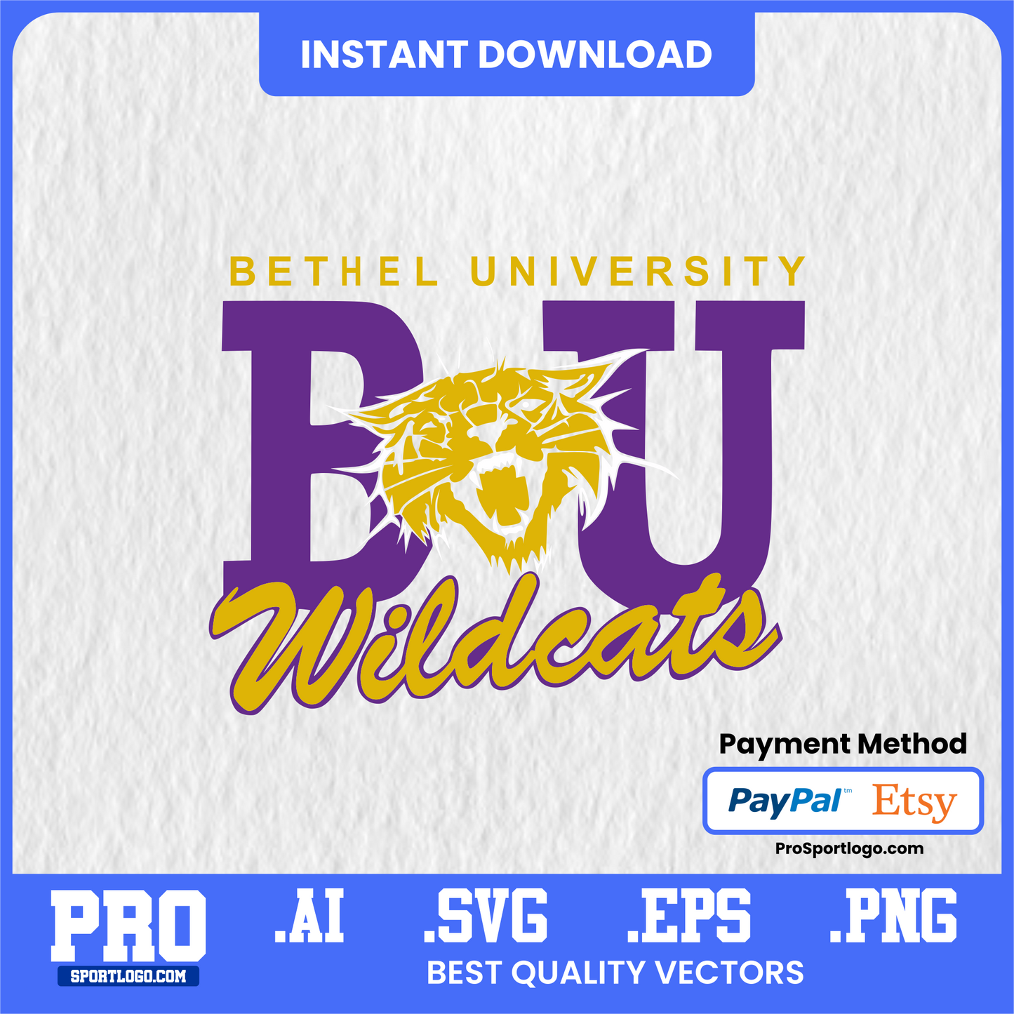 Bethel Wildcats Basketball Poster, Crisp Arena Theme, High-Quality Download, PDF, AI, PNG