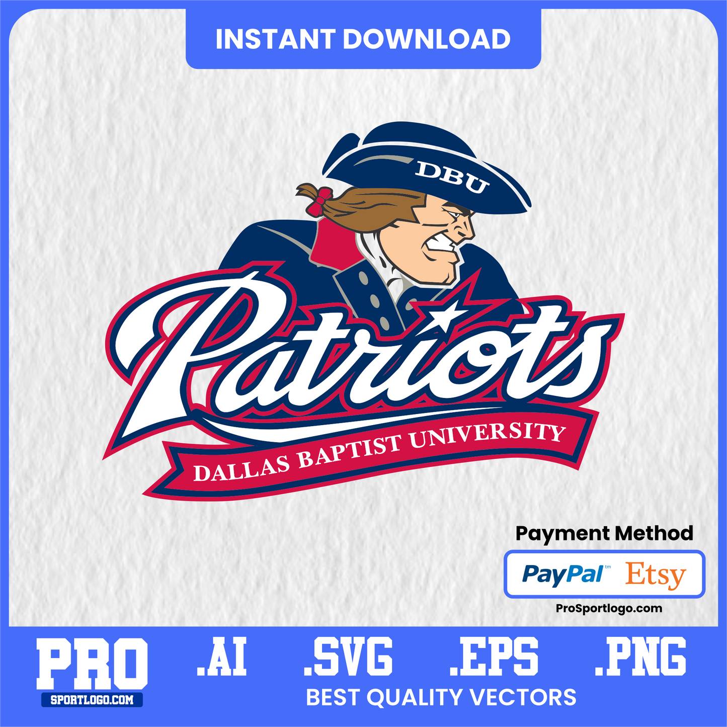 Arlington Baptist Patriots Spirit Flyer, College Sports Design, PDF, AI, PNG