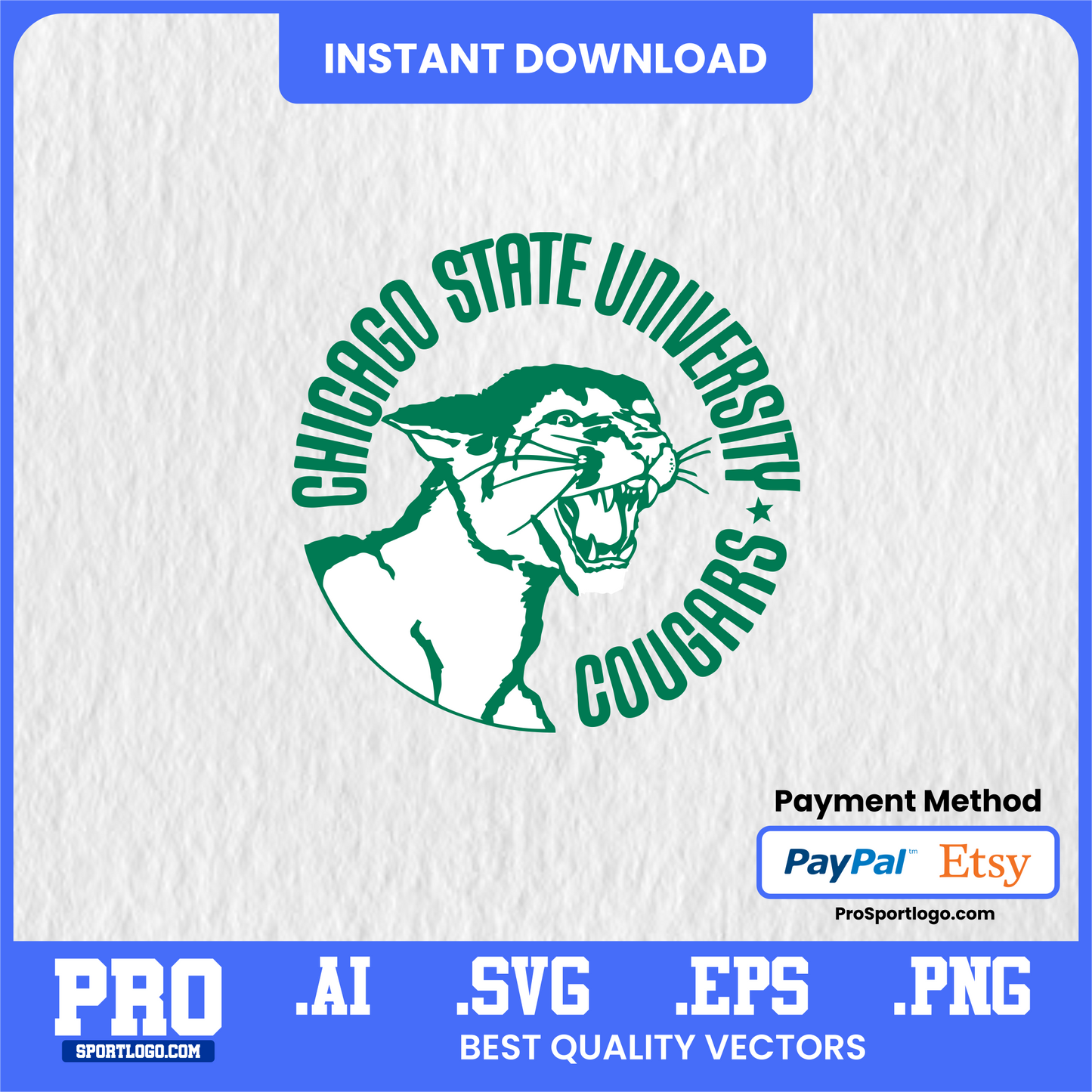 Chicago State Cougars Weekly Planner – Printable Student Organizer PDF