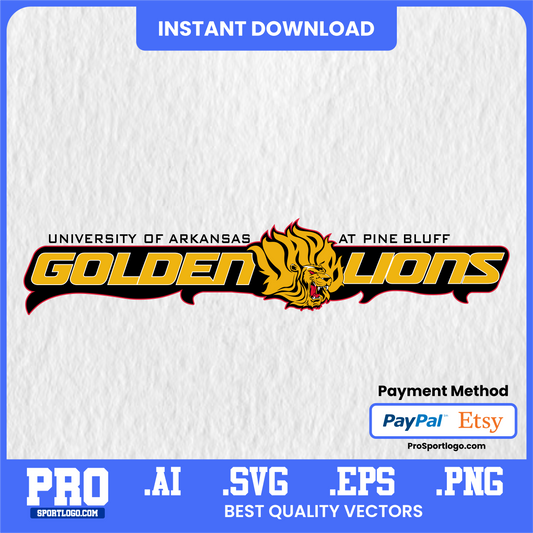Arkansas–Pine Bluff Golden Lions Spirit Flyer, College Sports Design, PDF, AI, PNG