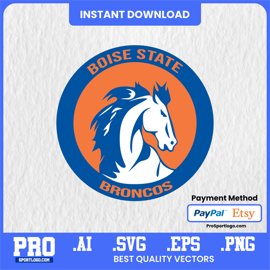 Boise State Broncos Basketball Poster, ExtraMile Arena Theme, High-Quality Download, PDF, AI, PNG