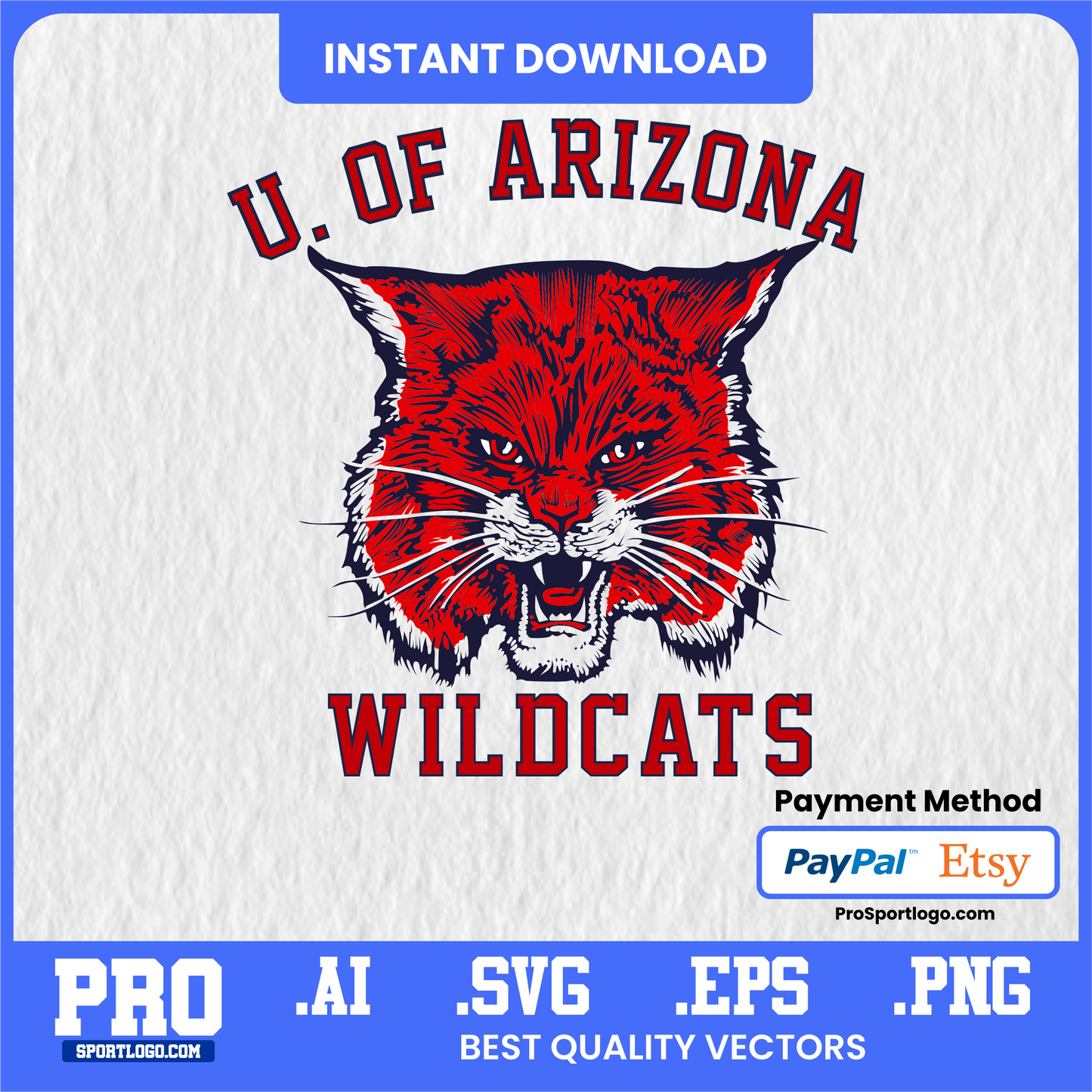 Arizona Wildcats Spirit Flyer, College Sports Design, PDF, AI, PNG