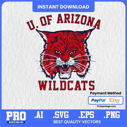 Arizona Wildcats Spirit Flyer, College Sports Design, PDF, AI, PNG