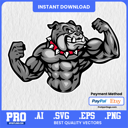 Boyce Bulldogs Volleyball Poster, Regional Champions Theme, Editable Template, PDF, AI, PNG