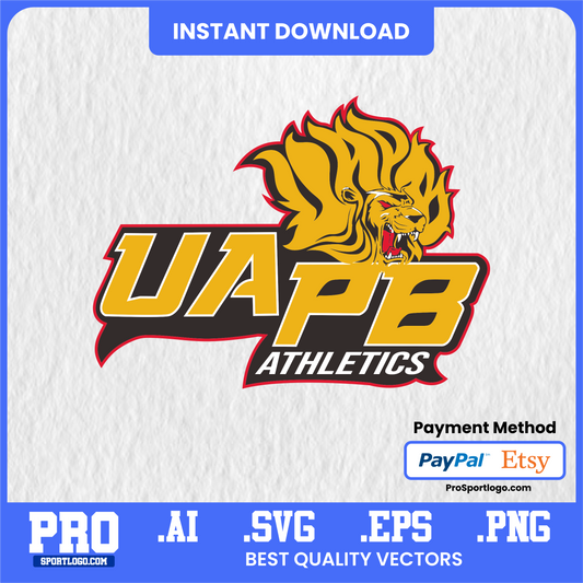 Arkansas–Pine Bluff Golden Lions Mascot Illustration, Vector Art, PDF, AI, PNG