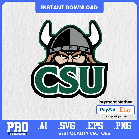 Cleveland State Vikings Spirit Bundle – Digital Files for Merch & Print Projects
