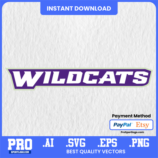 Abilene Christian Wildcats, Sports Team Logo, SVG PNG AI EPS Digital, Cricut Silhouette Use
