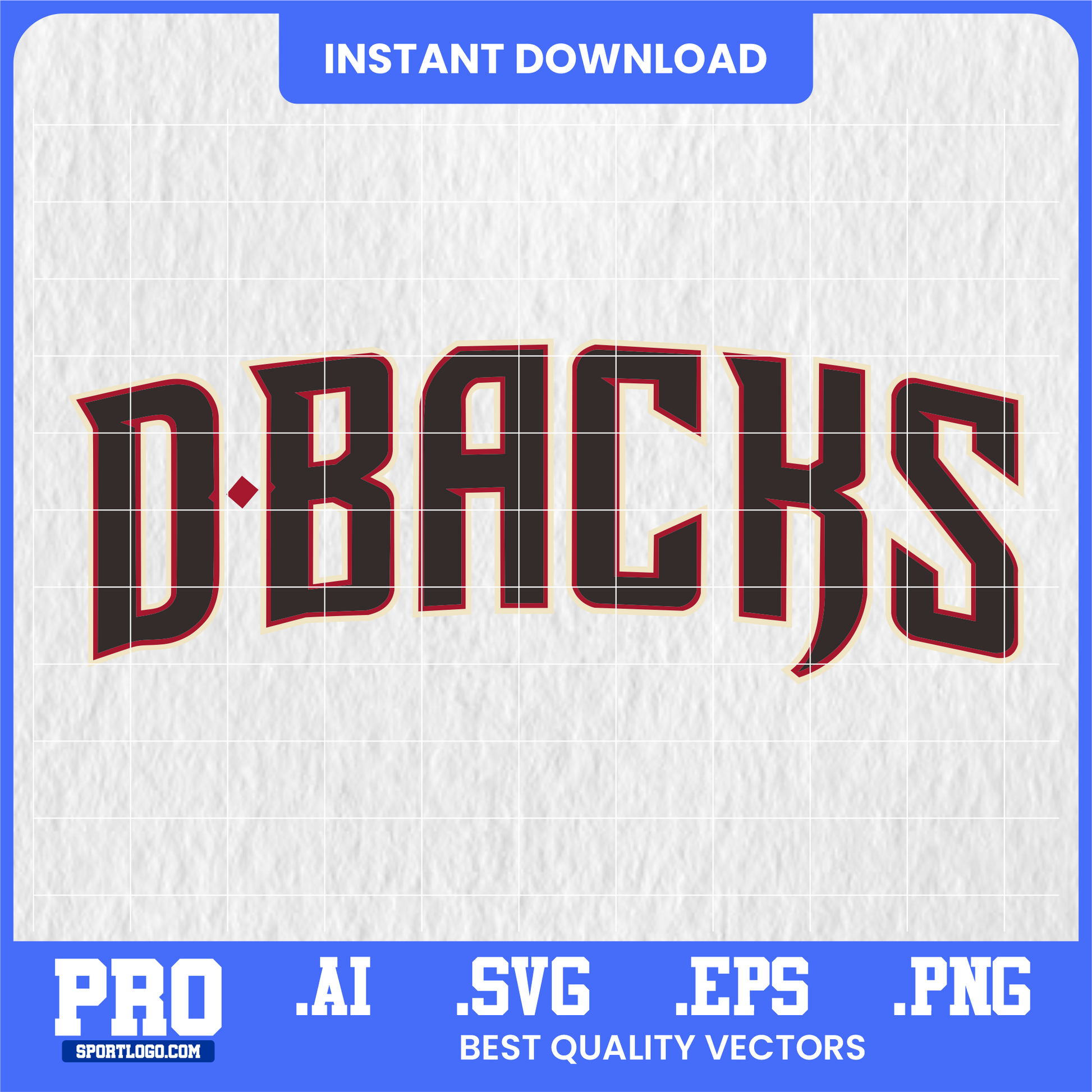 Arizona Diamondbacks baseball team logo SVG — digital vector file for Cricut, Silhouette, vinyl cutting, and DIY crafts