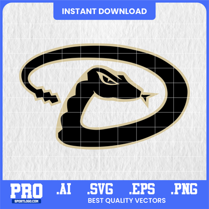 Arizona Diamondbacks baseball team logo SVG — digital vector file for Cricut, Silhouette, vinyl cutting, and DIY crafts