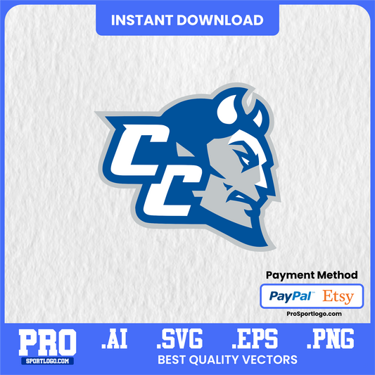 CCSU Blue Devils Vector Bundle (PNG, SVG, AI, JPG) – Complete Design Kit