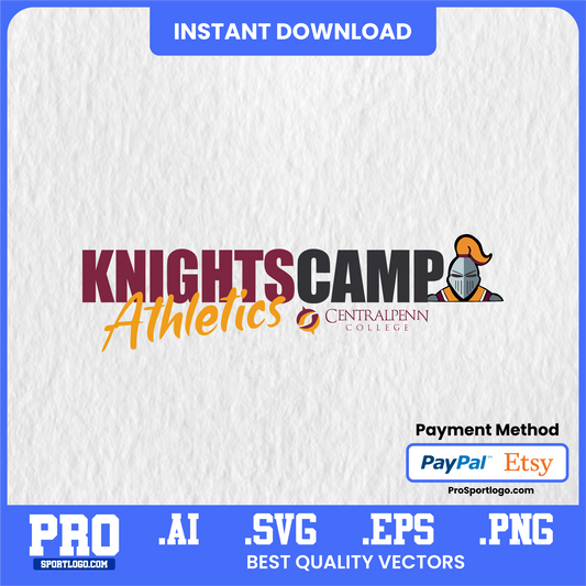 Central Penn Knights AI File – Layered Adobe Illustrator Design
