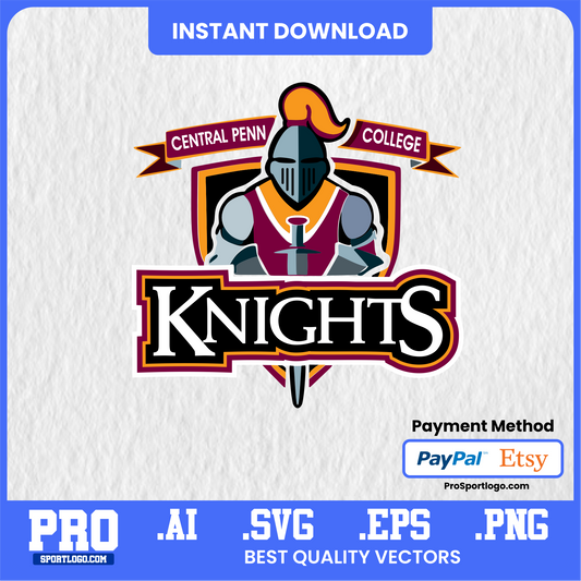 Central Penn Knights PNG – High-Res Transparent Logo for Merch & Print