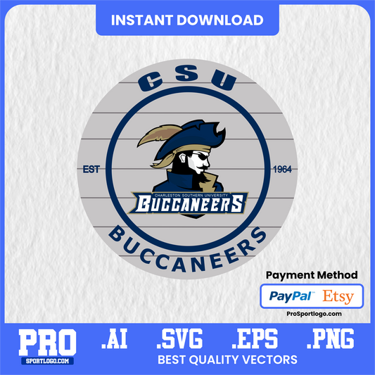 Charleston Southern Buccaneers Vector Logo – High-Res SVG & AI Files Included
