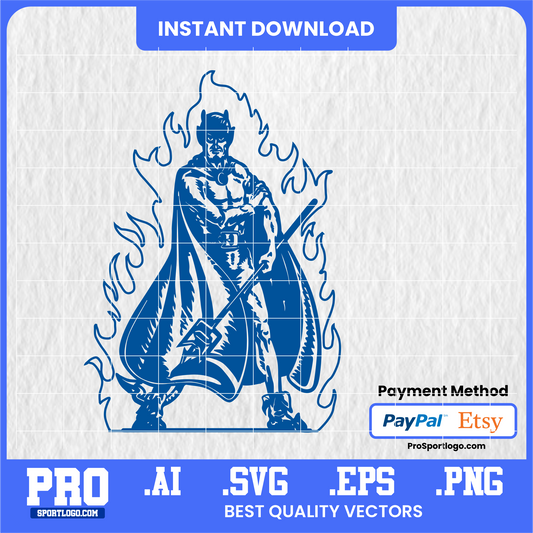 Duke Blue Devils SVG logo — digital vector file for Cricut, Silhouette, vinyl cutting, t-shirts, decals, and DIY crafts