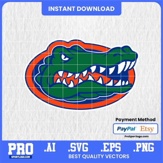 Florida Gators SVG logo — digital vector file for Cricut, Silhouette, vinyl cutting, sublimation, and DIY crafts